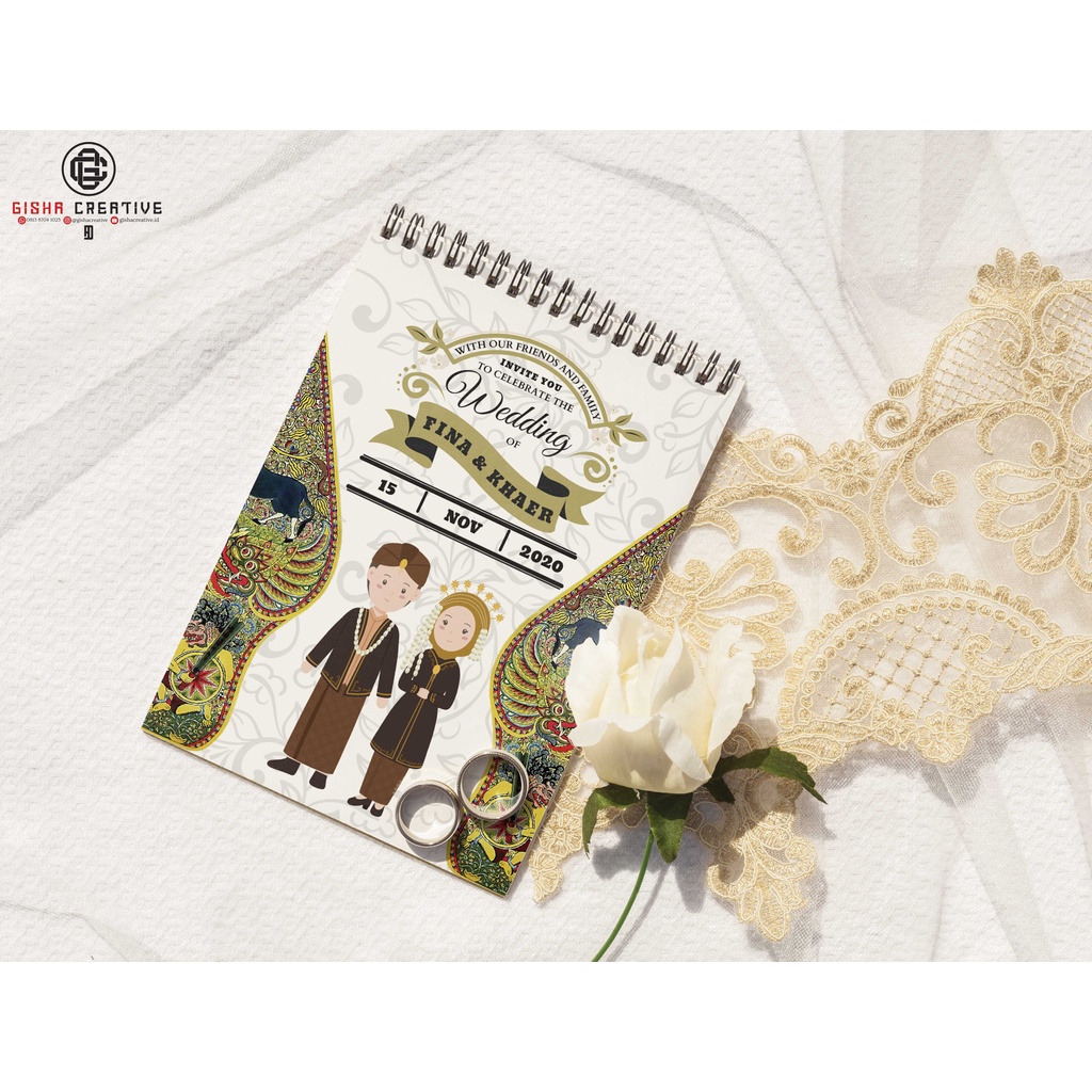 

(BEST SELLER ) SOUVENIR NOTEBOOK A6 GIFT PERNIKAHAN CUSTOM DESIGN FREE BELTH TERIMAKASIH DAN PACKING PLASTIK