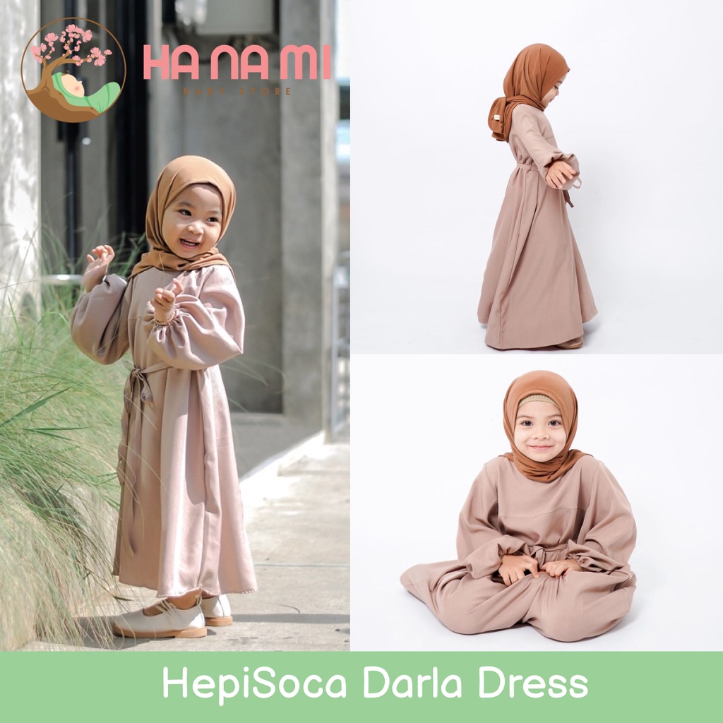 HepiSoca Darla Dress/Gamis Anak Darla Dress