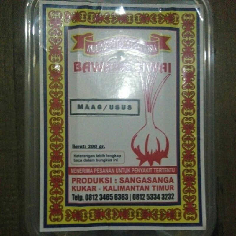 

Herbal Bawang Tiwai Sanga-sanga KALTIM