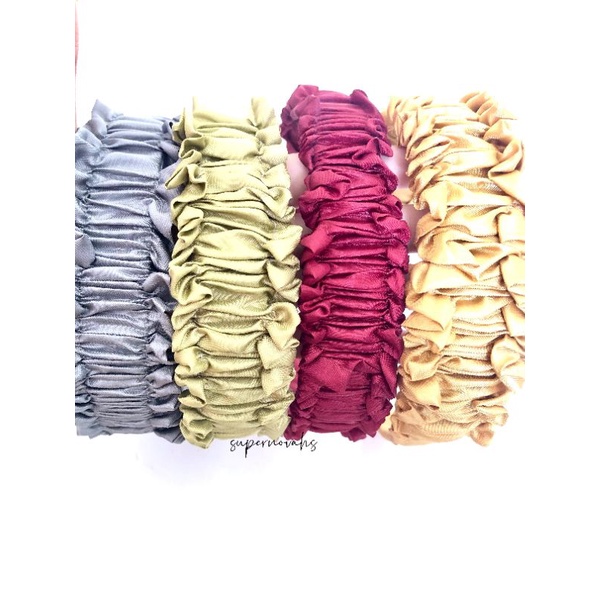 Bando Nagita Slavina Bando Scrunchie Korea Bando Kerut Bando Viral