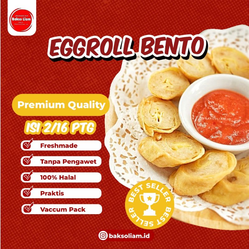 

Egg Roll Bento Daging Ayam Udang