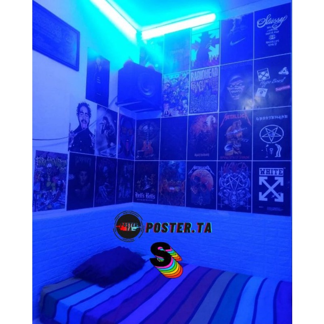 Poster kamar cowok | poster dinding kamar | poster A3 Besar