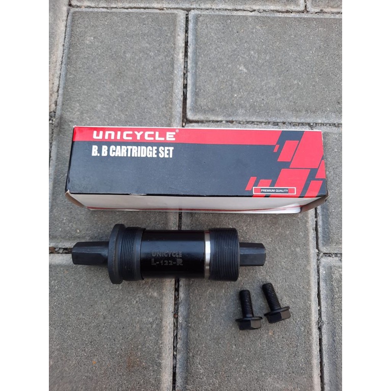 TERMURAH!!! BB Cartridge Set Sepeda / UNICYCLE Ukuran 122 Bearing / Realpict