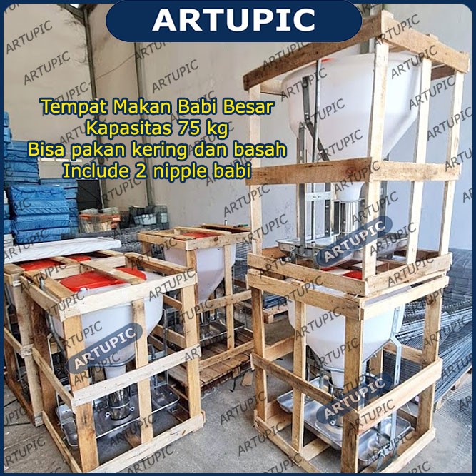 Tempat Makan Babi Besar Pig Feeder Automatic Artupic