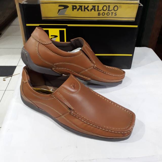 Sepatu kulit casual PAKALOLO 0538 original