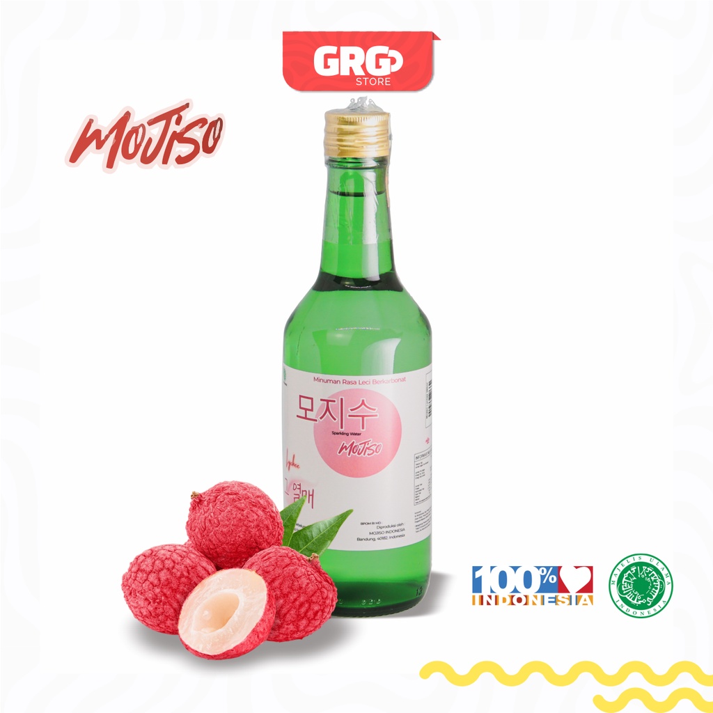 Jual Soju Halal Mojiso Rasa Lychee Leci Korean Sparkling Water Halal Mui Non Alcohol