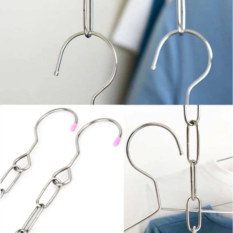 [Hanging Chain Hook For Organizing And Storing Clothes / Wardrobe Organizing, Space-saving Clothing Organizing Hanger / Household Storage Hook]