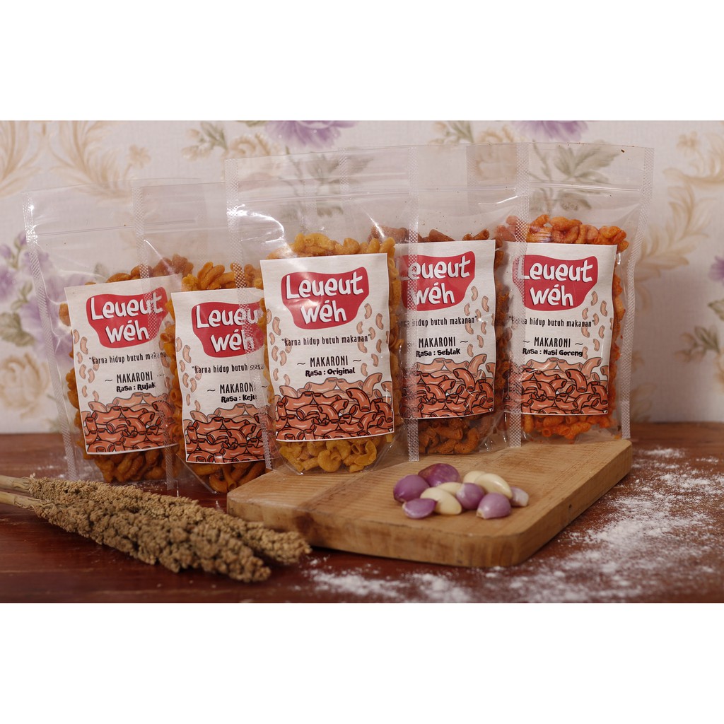 

Makaroni Crispy | Makaroni Bantat | Bantet Asin Pedas Nikmat | Makaroni Leueut Weh 200g & 100g