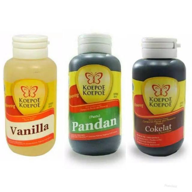 

KOEPOE KOEPOE Pasta Perisa Pandan Vanila Vanilla Coklat Cokelat 60ml