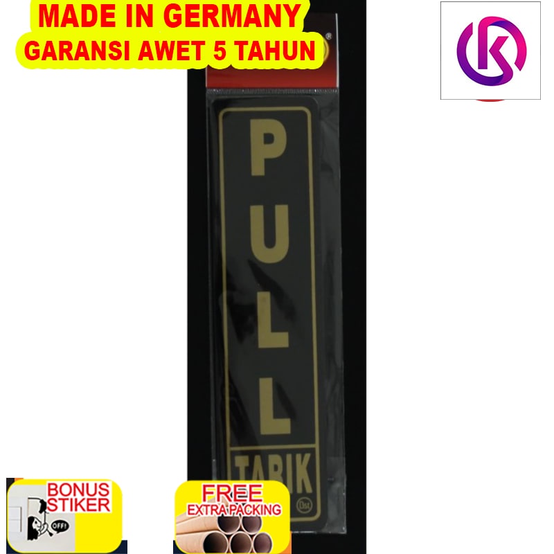 

Promo PAPAN LABEL AKRILIK PULL/TARIK HITAM GOLD