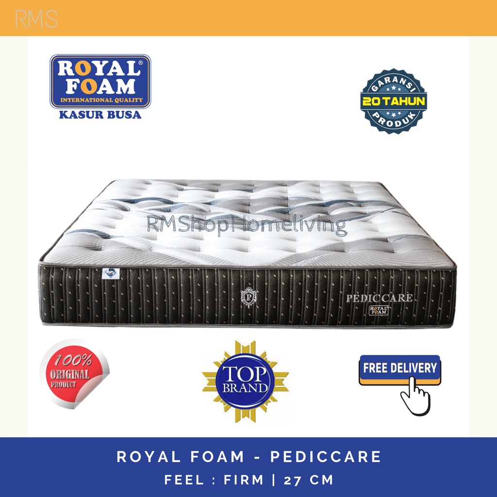 Royal Foam Kasur Busa Pediccare Uk. 140x200 / Royal Pedic Care / Kasur Orthopedic / Kasur Busa Royal