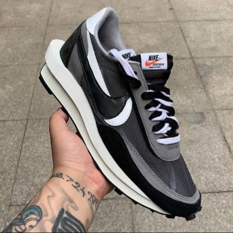 NIKE X SACAI LDV DAYBREAK "BLACK WHITE" FOR MEN PREMIUM ORIGINAL