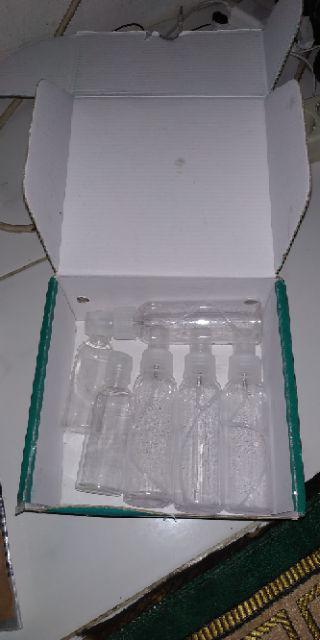 Botol Plastik Pet Tutup Press On 60 Ml Promo Minimal 30 Pcs