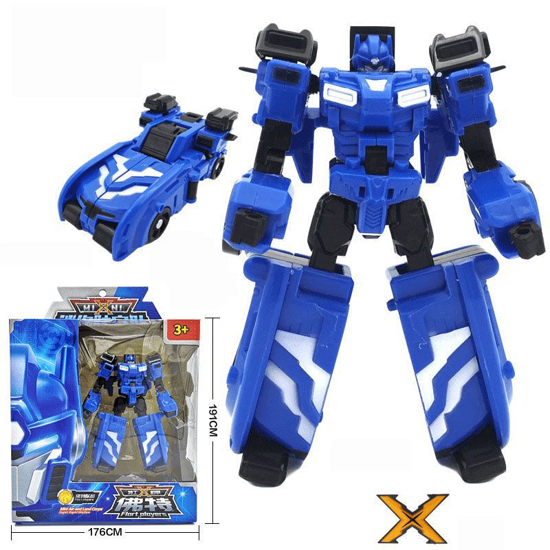 27CM  Mainan Miniforce X Lucybot Lucy Bot Ranger 5 Styles Transformer Machine Car Figure Toy