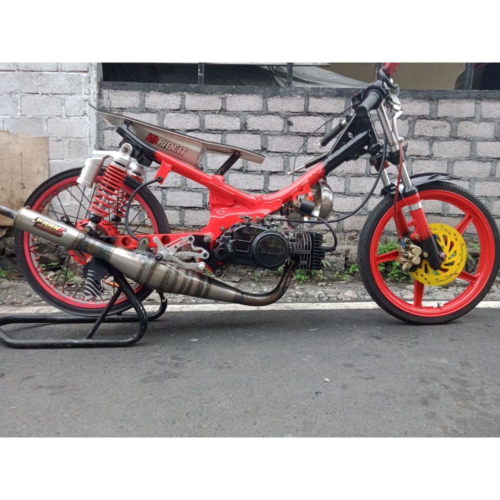 knalpot kolong 3v3 fiz r  fizr force1 drag