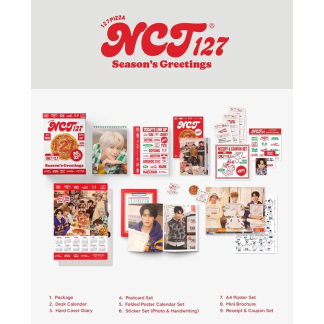 Sharing Season Greetings 2022 NCT 127