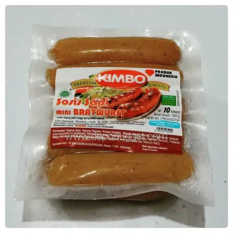 

Sosis kimbo bratwurst 500 gram