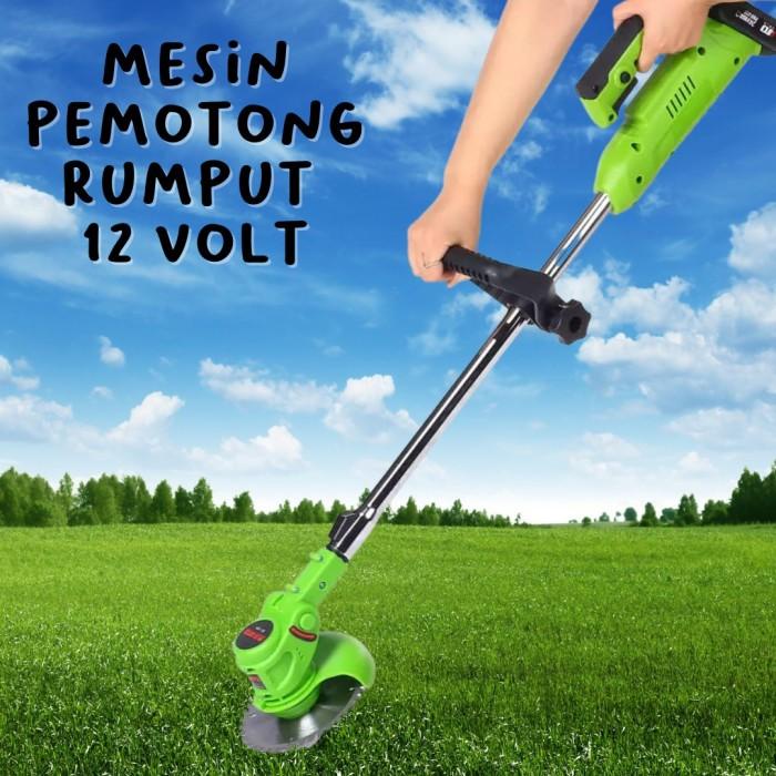 Mesin Potong Rumput Portabel Tanpa Kabel Alat Potong 12V