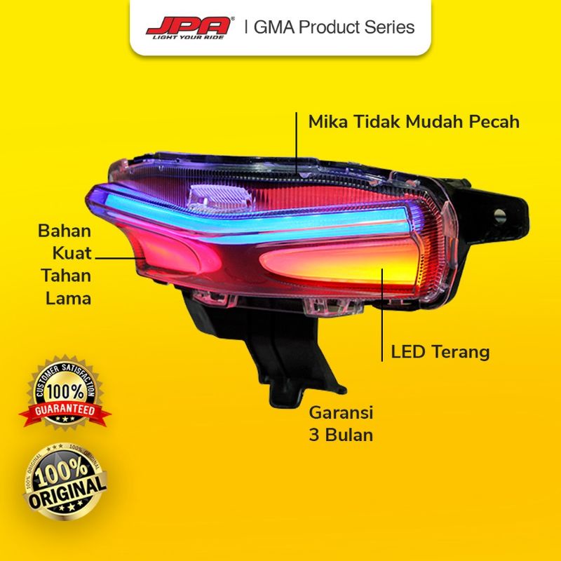 Stoplamp Aerox JPA Lampu stop belakang Aerox 155 Old / Lampu stop led Aerox 155