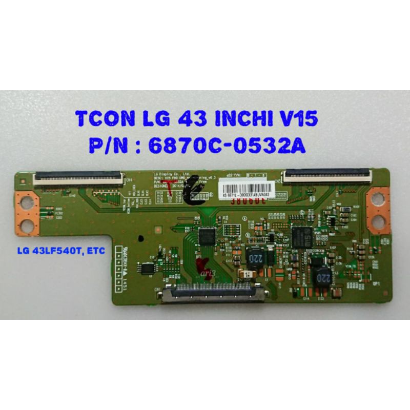 TCON LG 43LF540T