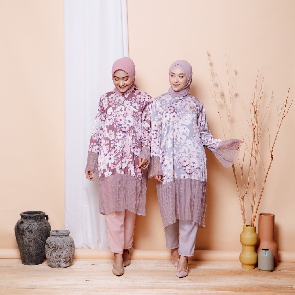 HAVVA THE LABEL - ZAHWA FLOWER TUNIK