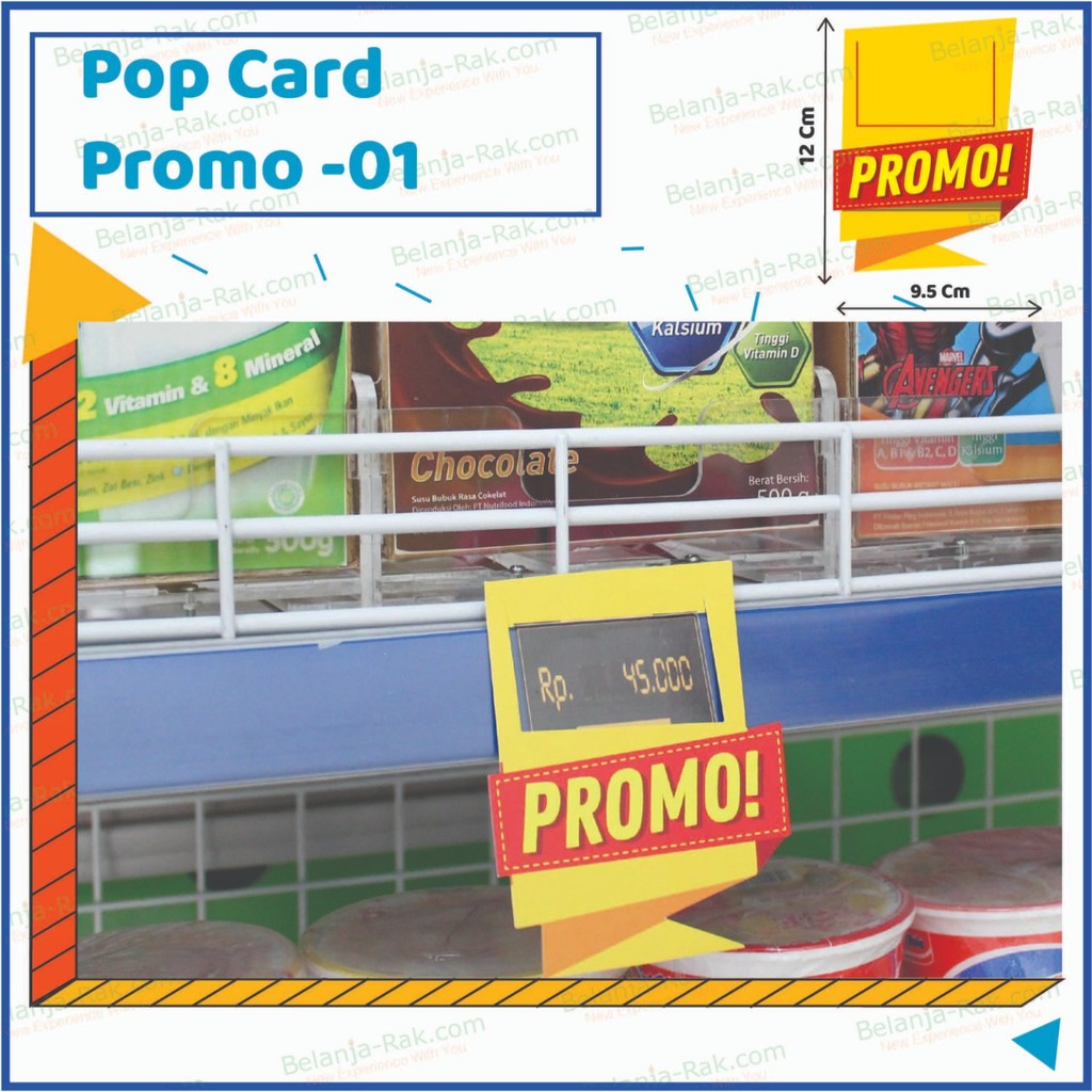 Jual Pop Card PROMO Kertas Promo | Shopee Indonesia