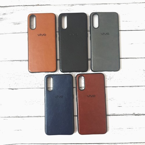 LEATHER CASE VIVO Y30 Y50 Y12 Y15 Y17 v20Se y20