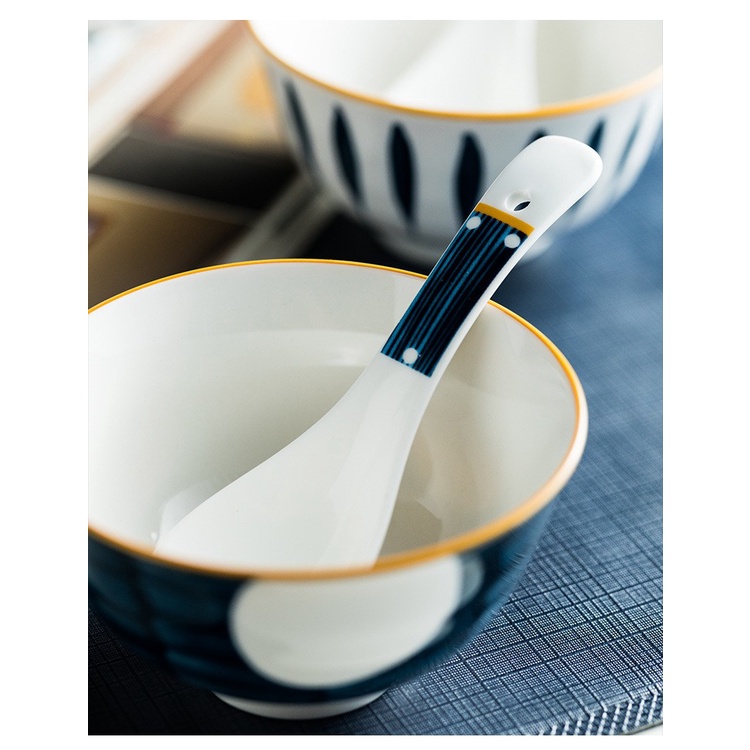 Triple W Sendok Sup Sendok Keramik Sendok Jepang Japanese Soup Spoon Ceramic Sendok Bebek Premium