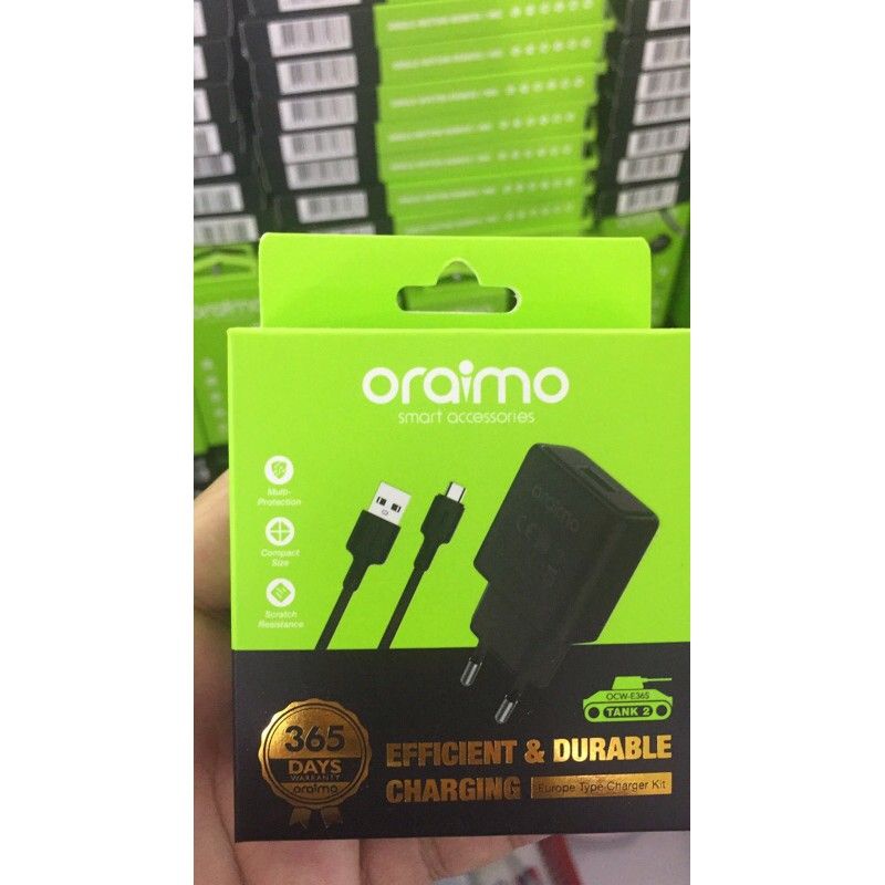 Oraimo Charger Kit OCW-E36S Durable Charging Micro Usb
