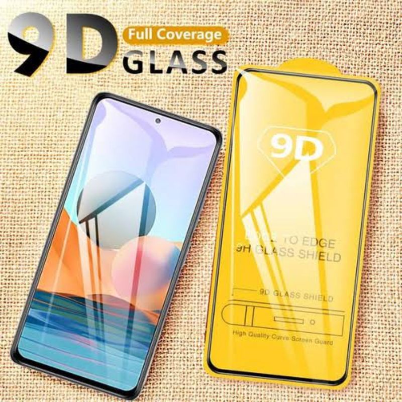 TEMPERED GLASS 9D FULL COVER Redmi Note 10 10s Note 10 Pro Note 11 Pro