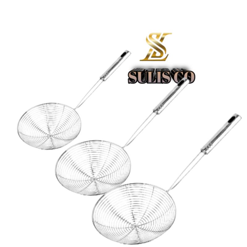 Serok / Saringan mie  parabola stainless kokoh dan kuat