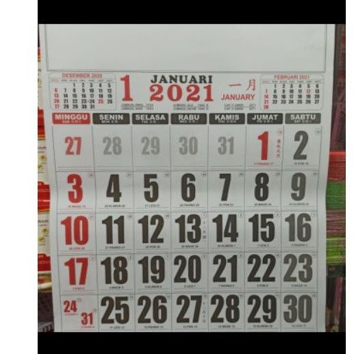 

Kalender Kerja Jumbo tahun 2021
