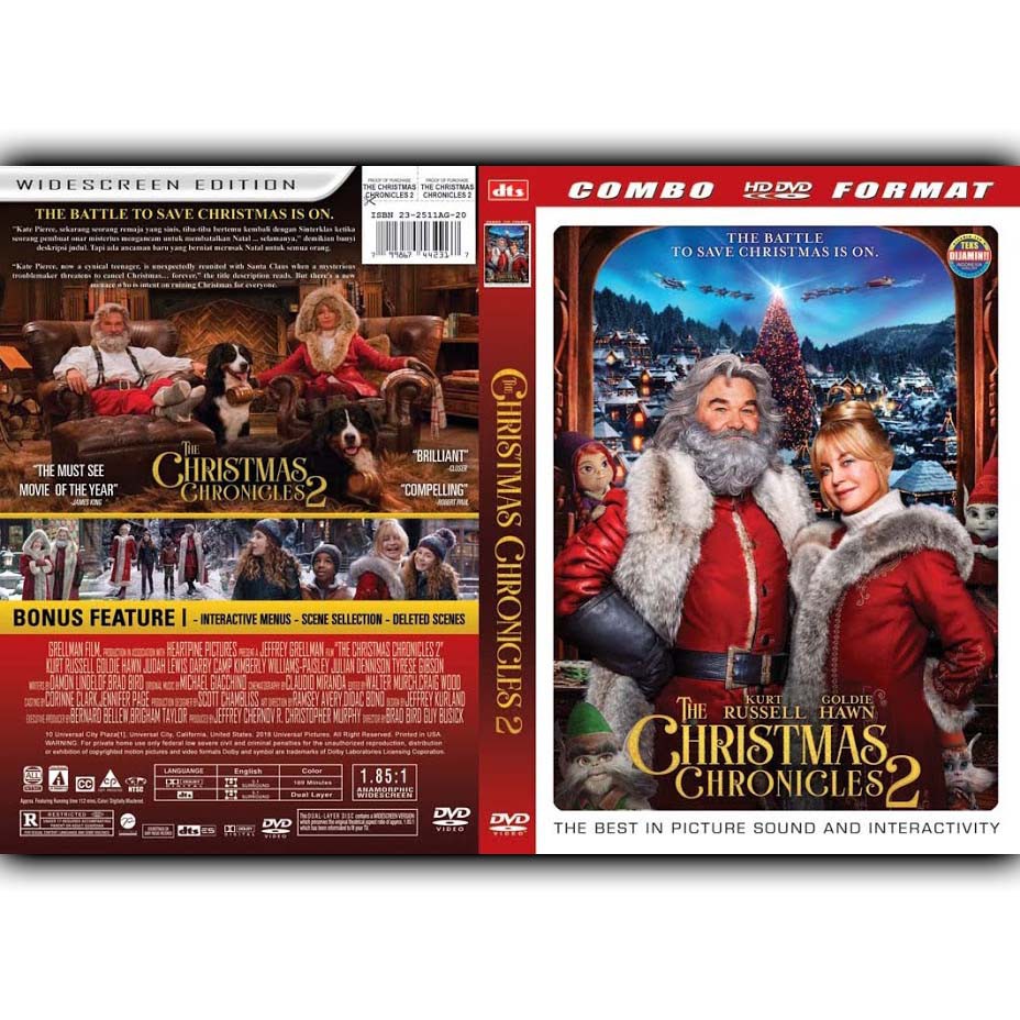 Dvdfilm The Christmas Chronicles 2 2020 Shopee Indonesia
