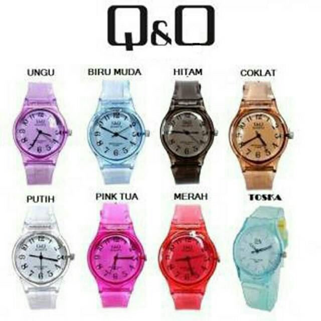 Jam Tangan Jelly Transparan