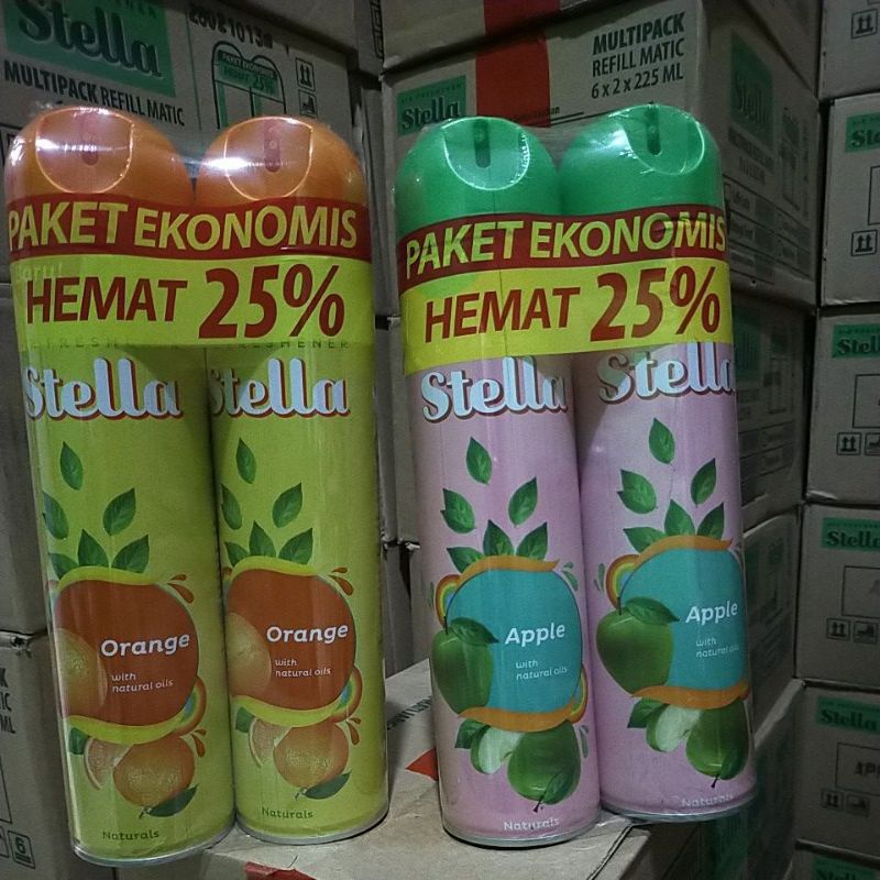 STELLA PENGHARUM RUANGAN (2 X 400 ML)PAKET EKONOMIS