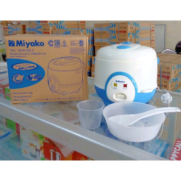 Miyako Rice Cooker Mini 0.6 Liter 3 in 1 - MCM606A