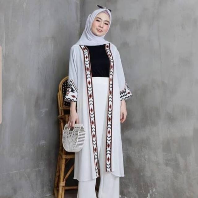 XC - Cardi Etnik Dorothy / Cardi Wanita Muslim / Cardigan Cewek Hijab / Cardigan Wanita Terbaru