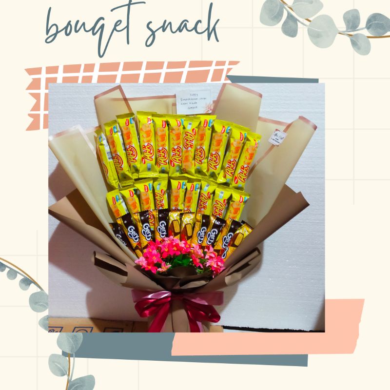 

bouqet snack /bucket viral