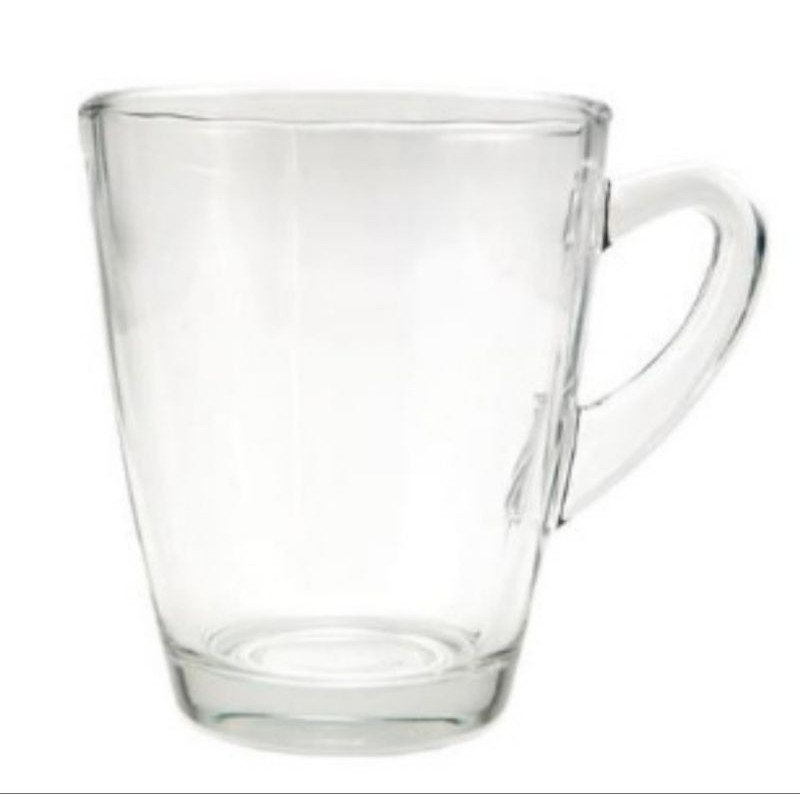Gelas Kaca / Gelas Gagang Kaca / Gelas Kopi / Cangkir Kopi