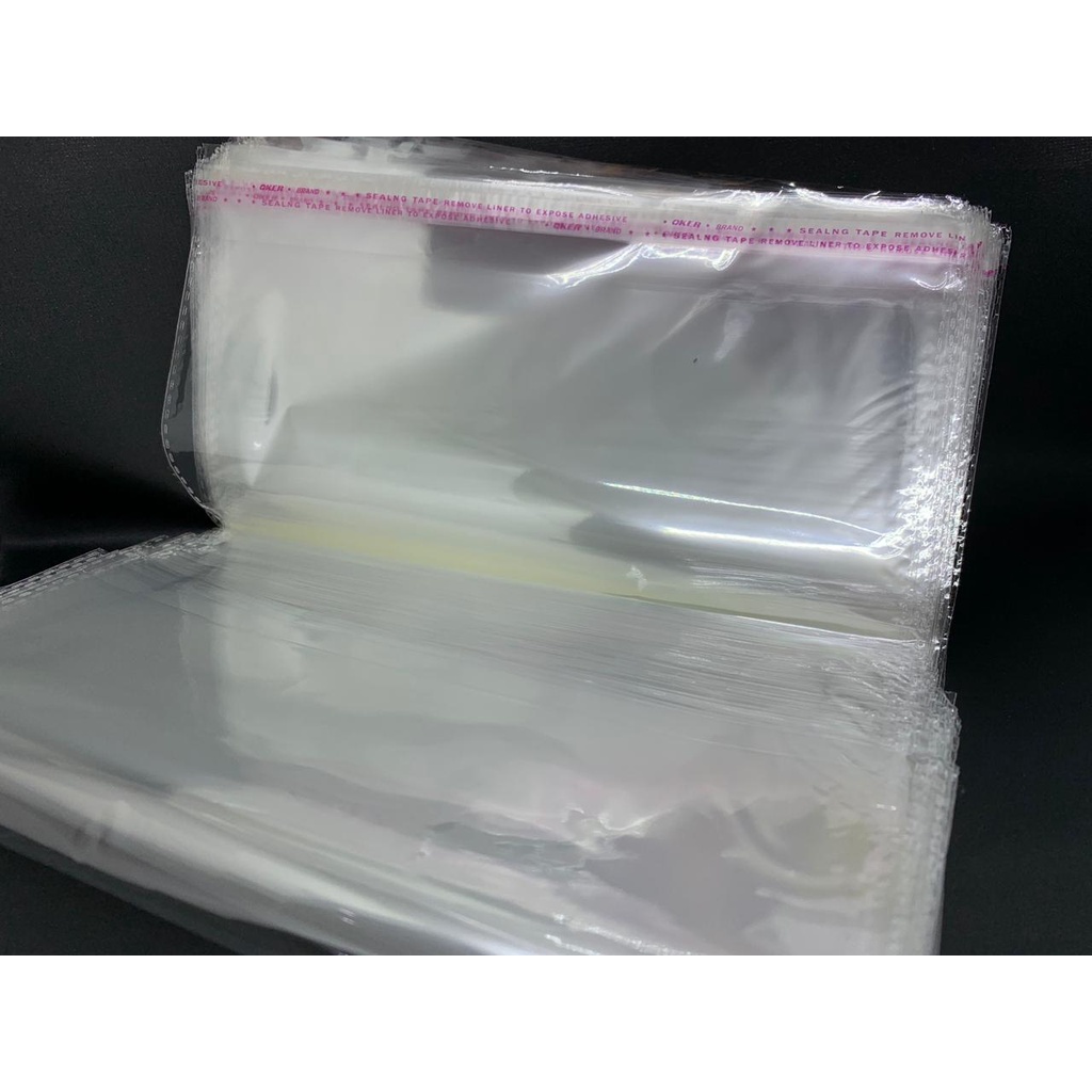 Plastik gantung lubang opp pembungkus case hp asesoris transparan pack tempat