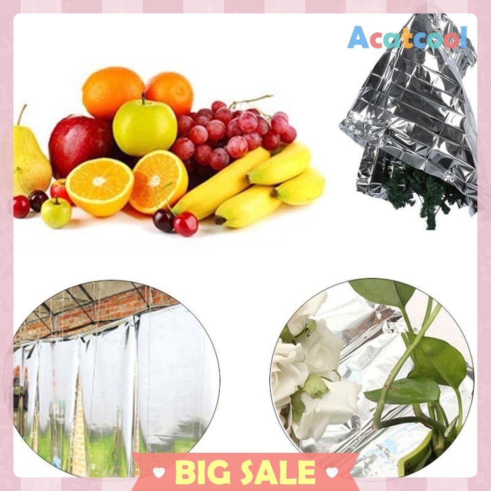 210x120cm Reflective Film Plants Garden Greenhouse Covering Foil Sheets