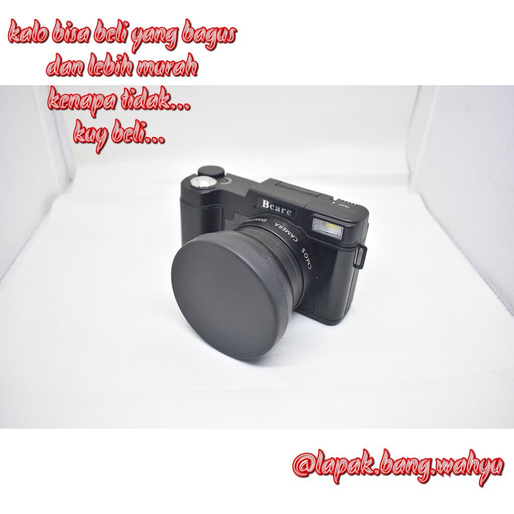 kamera bcare murah layar flip vlogable cocok kamera youtuber pemula saingan a6000 a6400