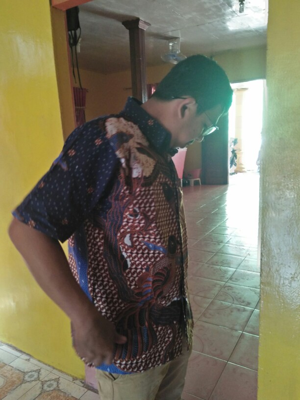 Baju Batik Pria Lapis Furing Lengan Panjang Pendek Manukan Navy Batik Solo