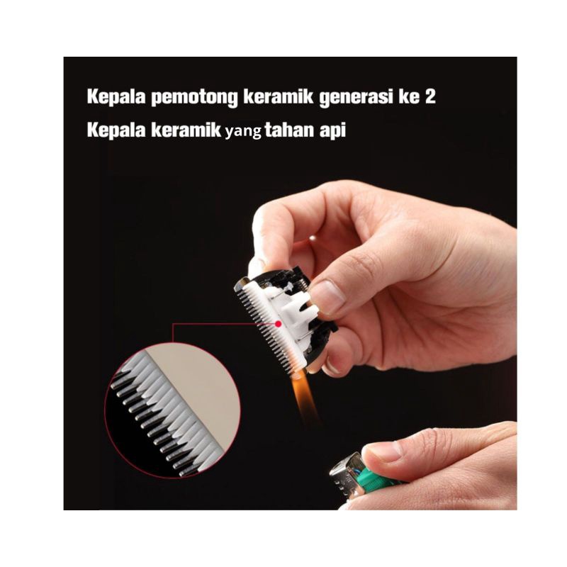 [MURAH] Alat Pencukur Rambut Elektrik High Quality Happy King nyaman untuk bayi dan dewasa alat pencukur elektrik Mesin Cukur Rambut Happy King HK900 ORIGINAL Set Mesin Cukuran Rambut Jenggot Kumis HK-900 Hair Clipper Trimer Elektrik