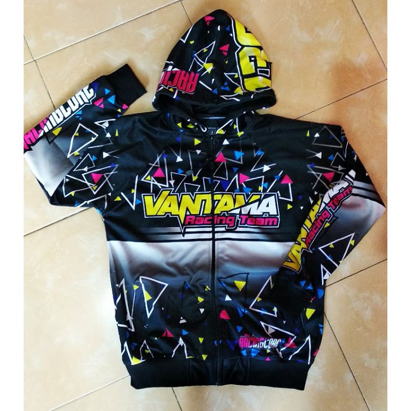 OUTWEAR JAKET RACING CUSTOM NAMA SENDIRI HOODIE CUSTOM