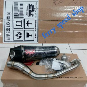 knalpot r9 nmax alpha series knalpot r9 alpha series nmax original