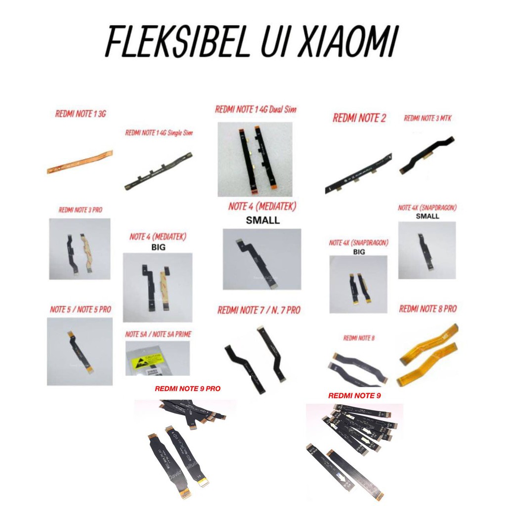 FLEKSIBEL UI BOARD XIAOMI REDMI NOTE 2 3 PRO 4 4X 5 5A 7 8 PRO SNAPDRAGON MEDIATEK DARI PCB KE MESIN