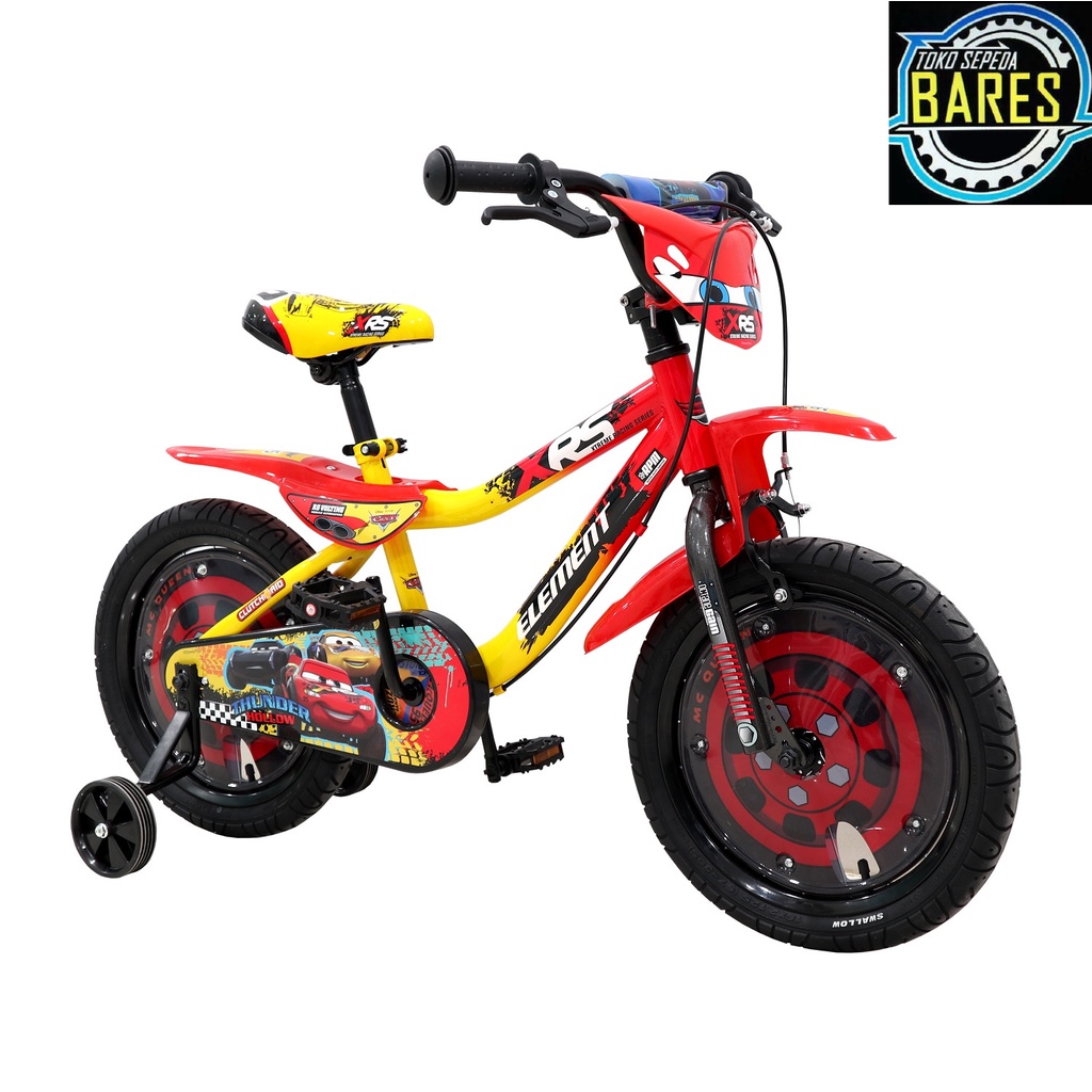 Sepeda BMX Anak 12 / 16 / 18 Element Disney Pixar Cars 1.0