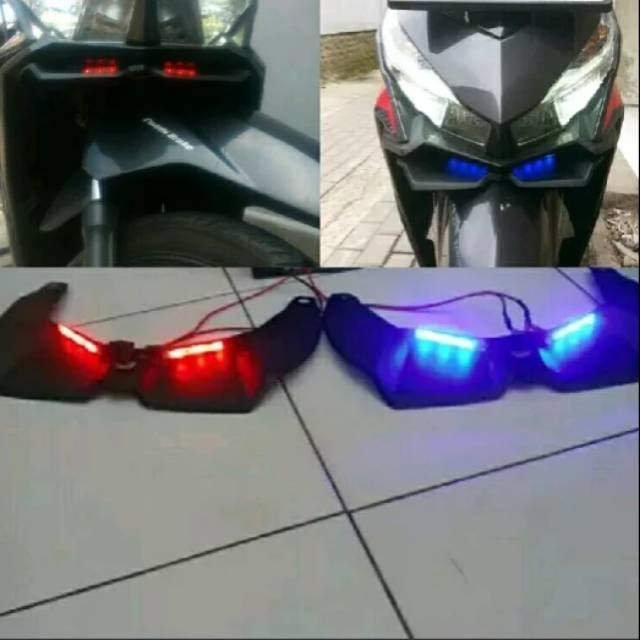 winglet vario 125 - 150 LED aksesoris motor vario LED 2015-2017