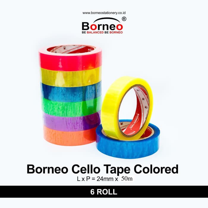 

isolasi BUAH colored 24mm x 50m BorneO